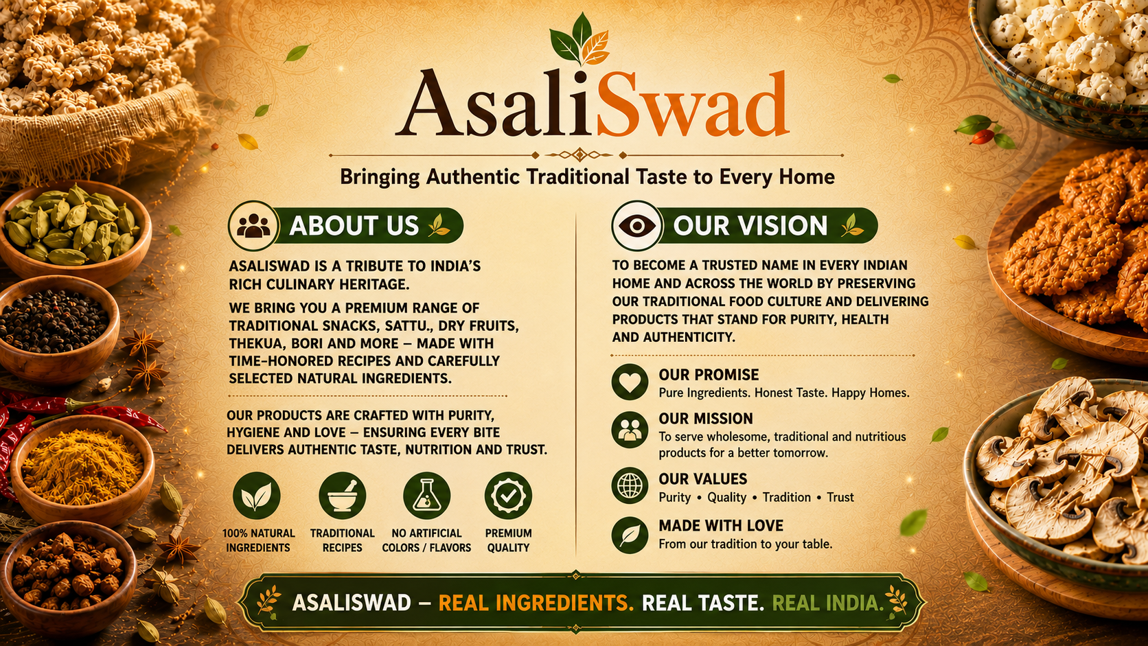 Welcome to our Asali Swad About